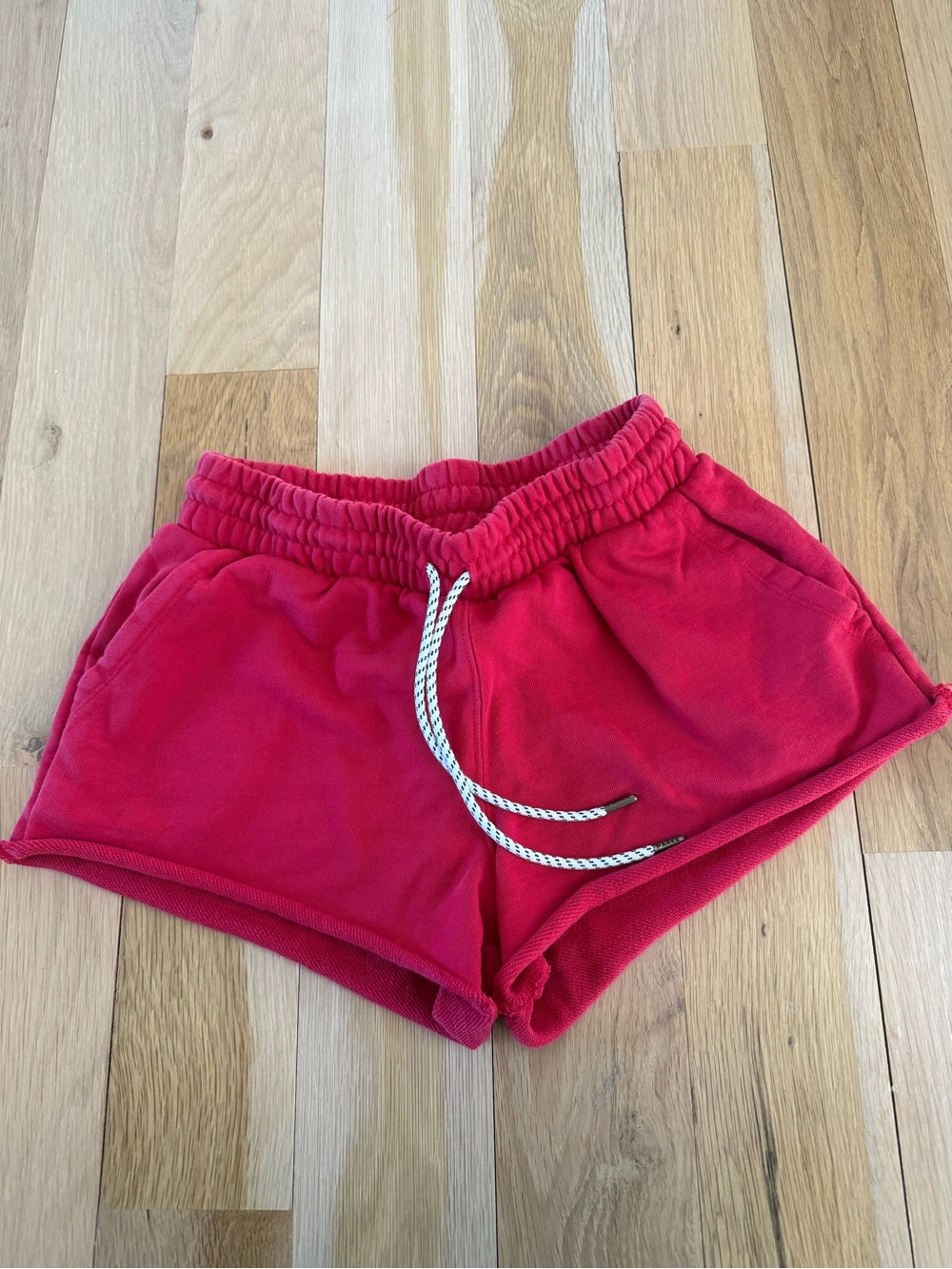 Parke x Target Women’s Red Drawstring Sweat Shorts